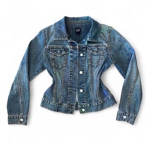 GAP Women's Blue Denim Jacket Size S